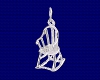 Sterling Silver Rocking Chair charm